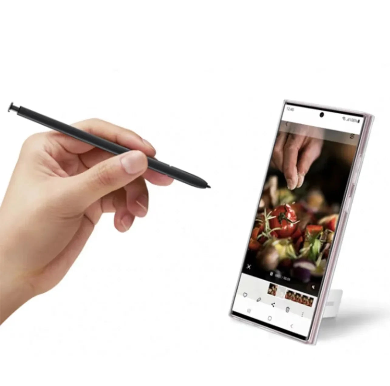 Stylus Pen For Galaxy S22 Ultra 5G S22Ultra SM-S908B/U/W Phone Touch Screen S Pen Replacement Support Bluetooth Air Actions