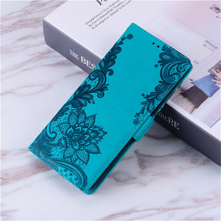 Leather Flip Phone Case For Samsung Galaxy A03S A13 A23 A33 A53 A02S A12 A22S A32 A42 A52 A72 Luxury Emboss Wallet Bracket Cover