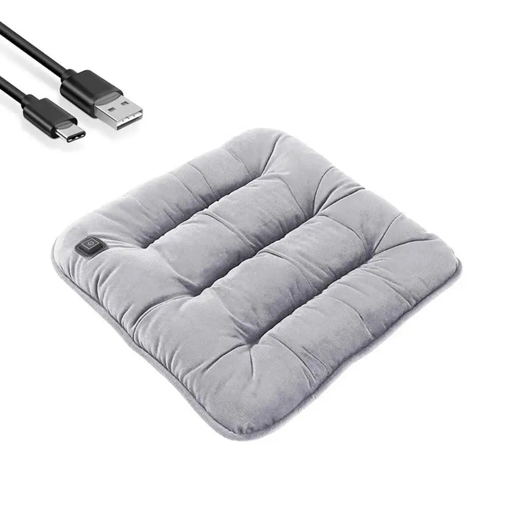 Car Heated Seat Cushion Car & Home Use Heated Seat Cushion USB Electric Heating Car Seat Cushion Multi-Scene Heating Pad New