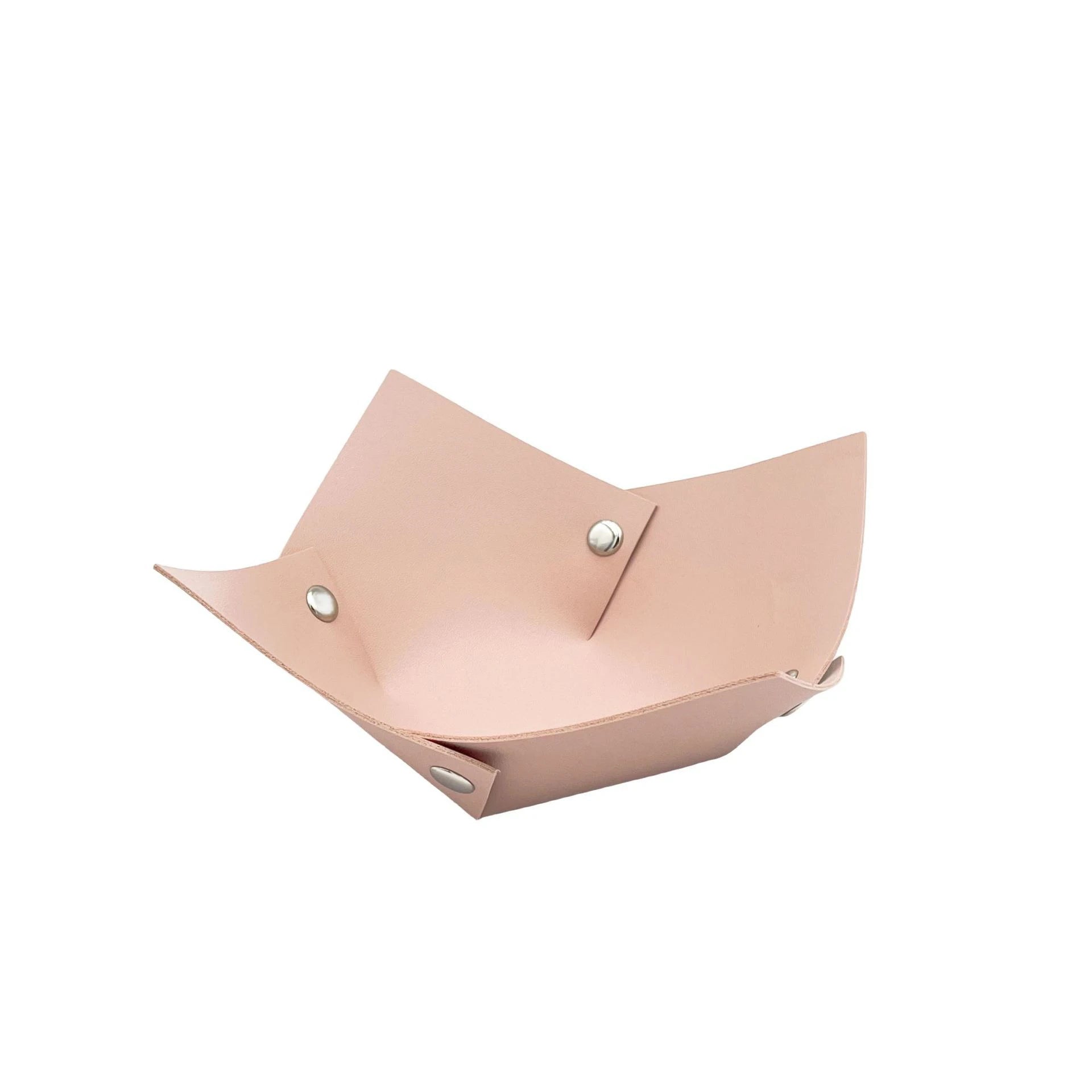 Leather Desktop Storage Box for Living Room Coffee Table Entrance Hall Home Folding Cosmetic Organizer Miscellaneous Items