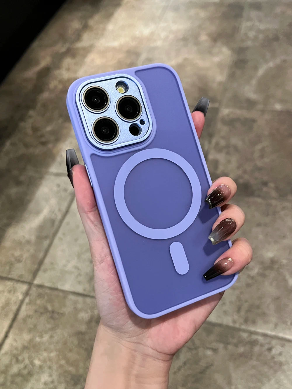 Matte For Magsafe Magnetic Case For iPhone 16 15 Pro Max 14 13 12 11 Frosted Translucent Wireless Charge Shockproof Bumper Cover