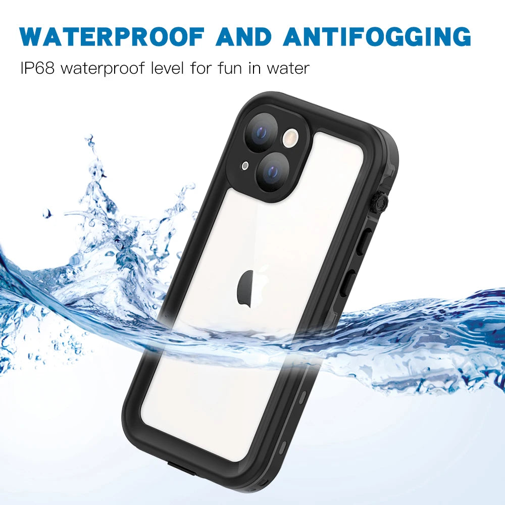 Shellbox hot sale  PC+TPU Lens protection rugged durable full seal IP68 waterproof phone case for iPhone 11 Pro Max XR 12 13