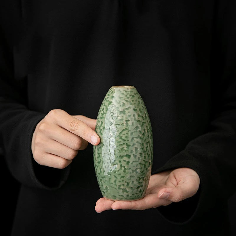 Vintage Vase Hydroponic Green Plant Simulation Flower Desktop Utensils Living Room Office Decoration Ornaments