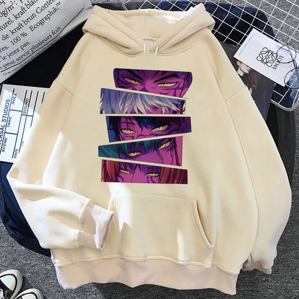 KPop Demon Hunter Long Sleeve Tops Girls Fashion Hoodie Harajuku Streetwear Hoodie Women 2025 Girls Clothing