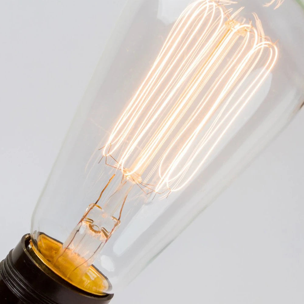 Edison Bulb E27 220V 40W ST64 A19 T45 G80 G95 G125 Incandescent Filament Bulb Lighting Retro Edison Light Bulb