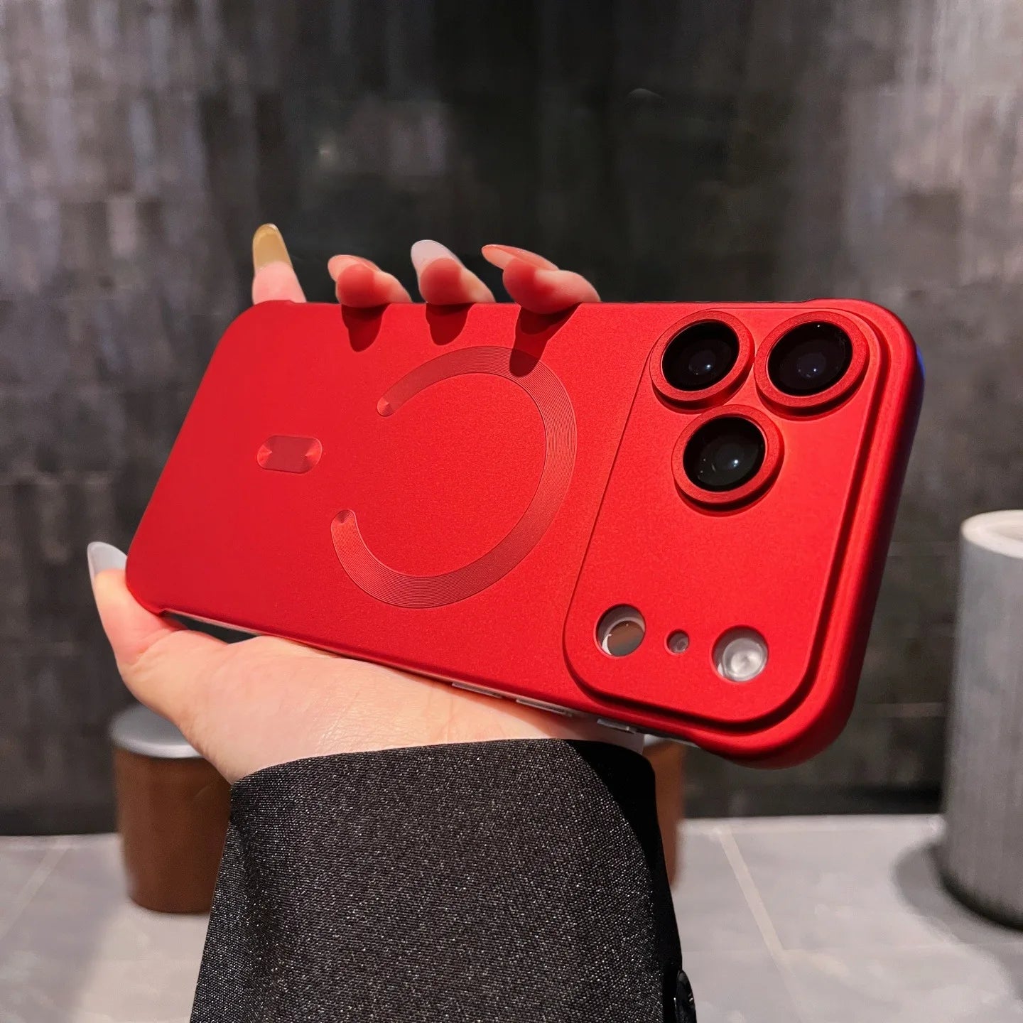 Ultra Thin PC Magsafe Case for iPhone 17 11 12 13 14 15 16 Pro Max Plus iPhone Air Frameless Shockproof Camera Protector Cover