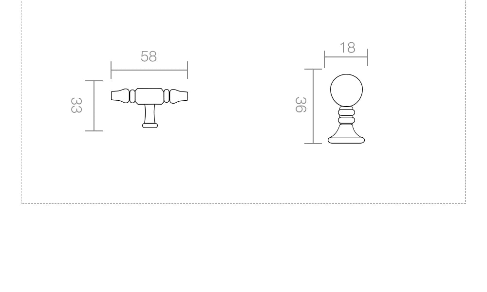 French luxury wardrobe cabinet door handle drawer cabinet Italian single hole creative design Golden European style handle