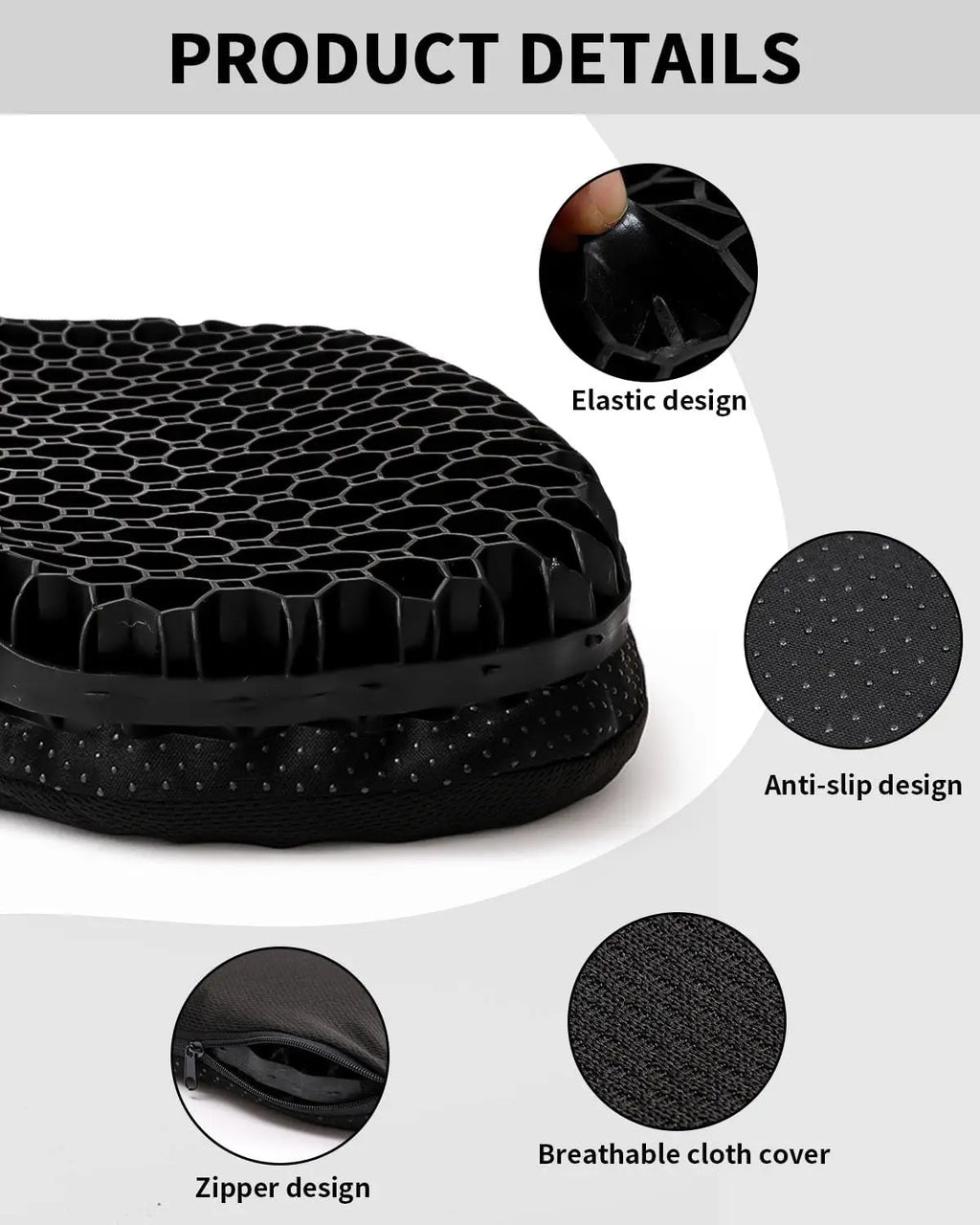 Cushion honeycomb gel summer sitting seat cushion office car seat cushion summer breathable cold pad,suitable for cars