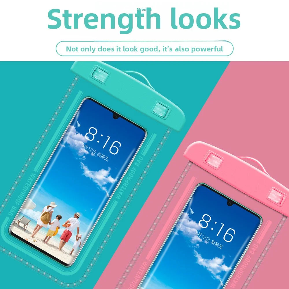 IPX8 30m Waterproof Phone Bag Pouch Case For Apple iPhone Xiaomi Samsung Swimming Diving Clear Armband Touchable Lanyard