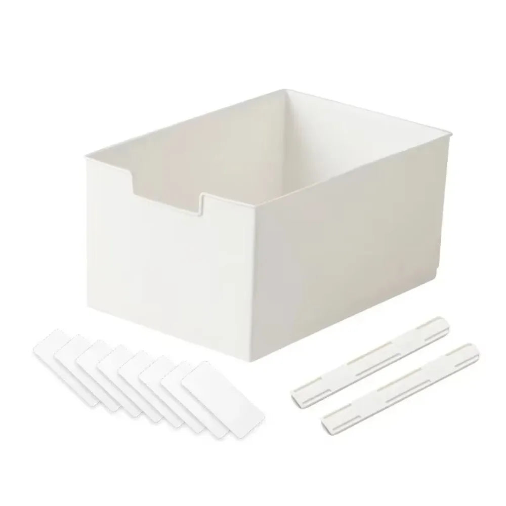 New Pull Out Cabinet Drawer Organizer Slide Out Space Saving Storage Shelves Plastic Storage Rack