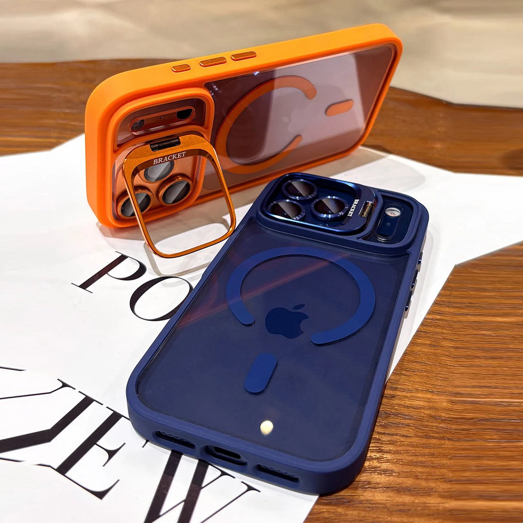 For iPhone Air 17 ProMax Wrist Strap Lanyard Camera Bracket Magsafe Case for iPhone 17 15 16 12 11 13 14 Pro Max Plus Cover