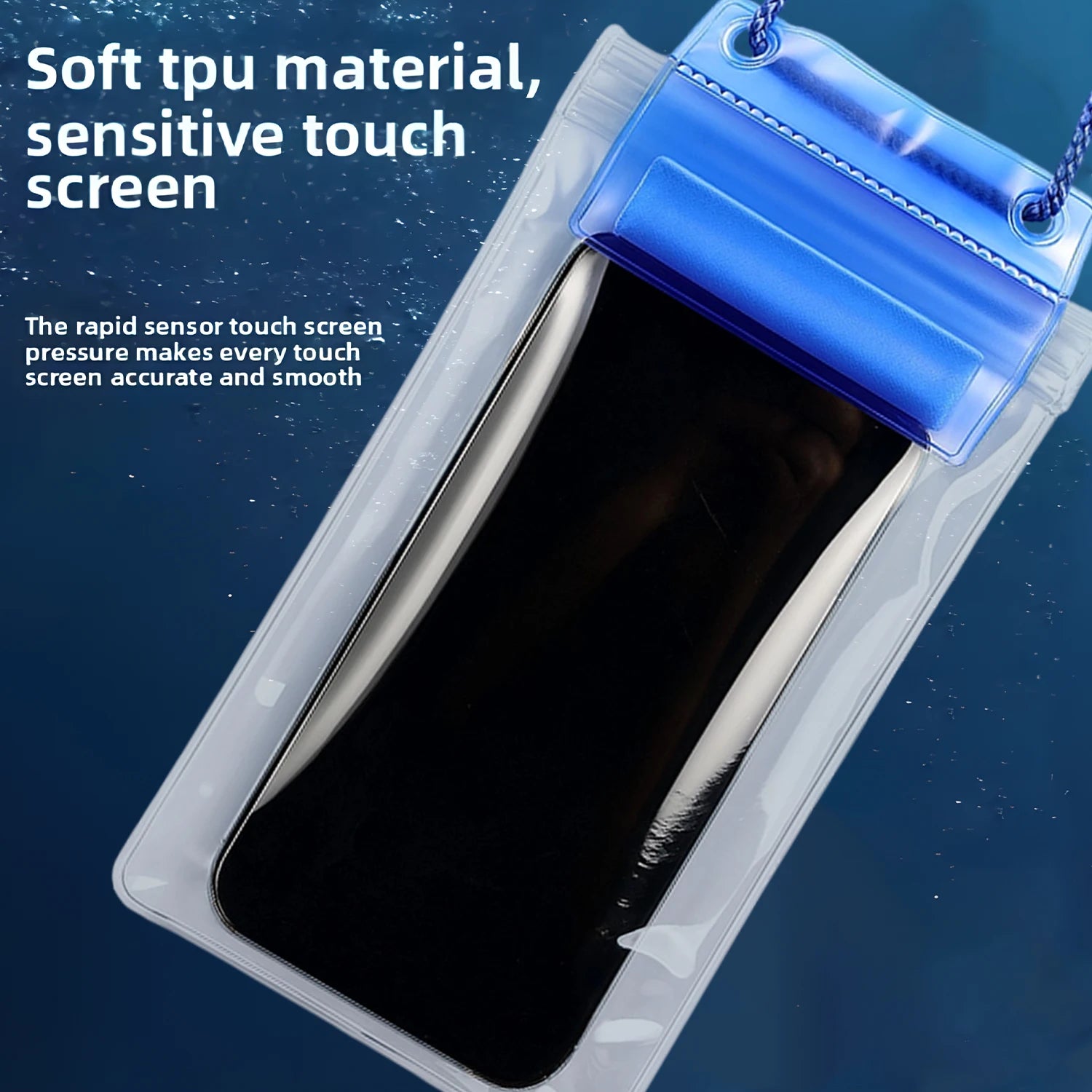 2/1Pcs Waterproof Phone Pouch Universal IPX8 Water Proof CellPhone Case Dry Bag Waterproof Phones Protector for Beach Swimming