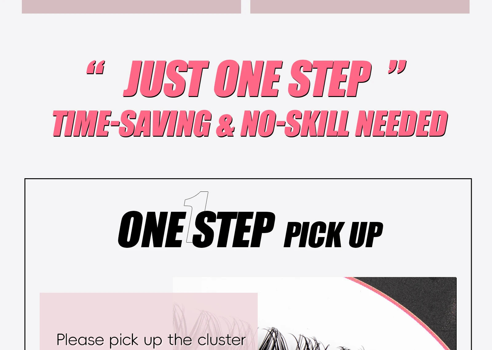 Vipuda Self Adhesive Cluster Lashes Press on No Glue Needed Segmented Eyelashes Reusable DIY Individual Eyelash Extension