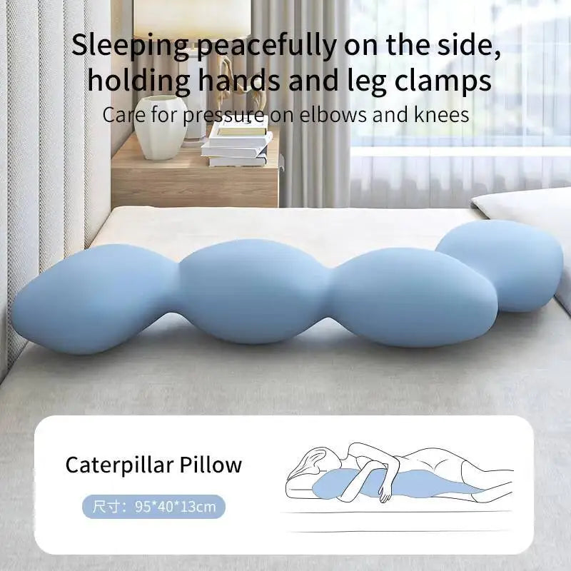 Memory Foam Hold In Bed Sleeping Body For Pregnant Women Sleeper Ice Silk Comfort Long Pillow Orthopedic Decorative Cushion