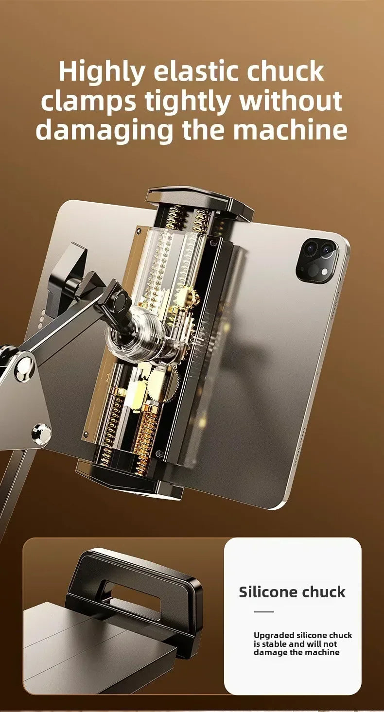 Adjustable Lazy Mobile Phone Stand for Bedside and Desktop Hidden Design Live Broadcast and Video Watching