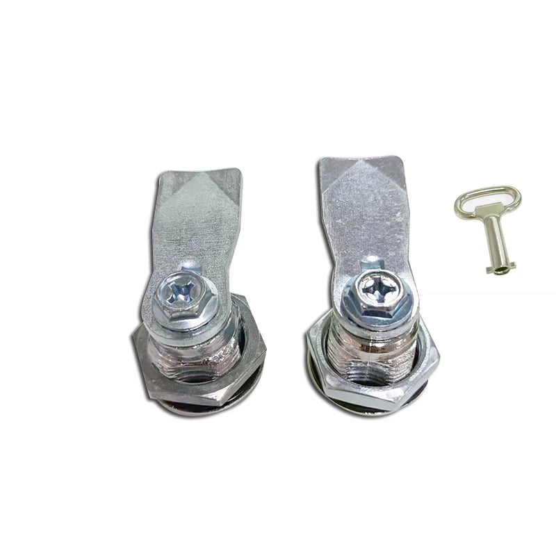 1 Set Stainless Steel 18mm Tool Lock Cam Cylinder Lock For Industrial Cabinet Cam Lock 18mm Electric Cabinet Lock Keys