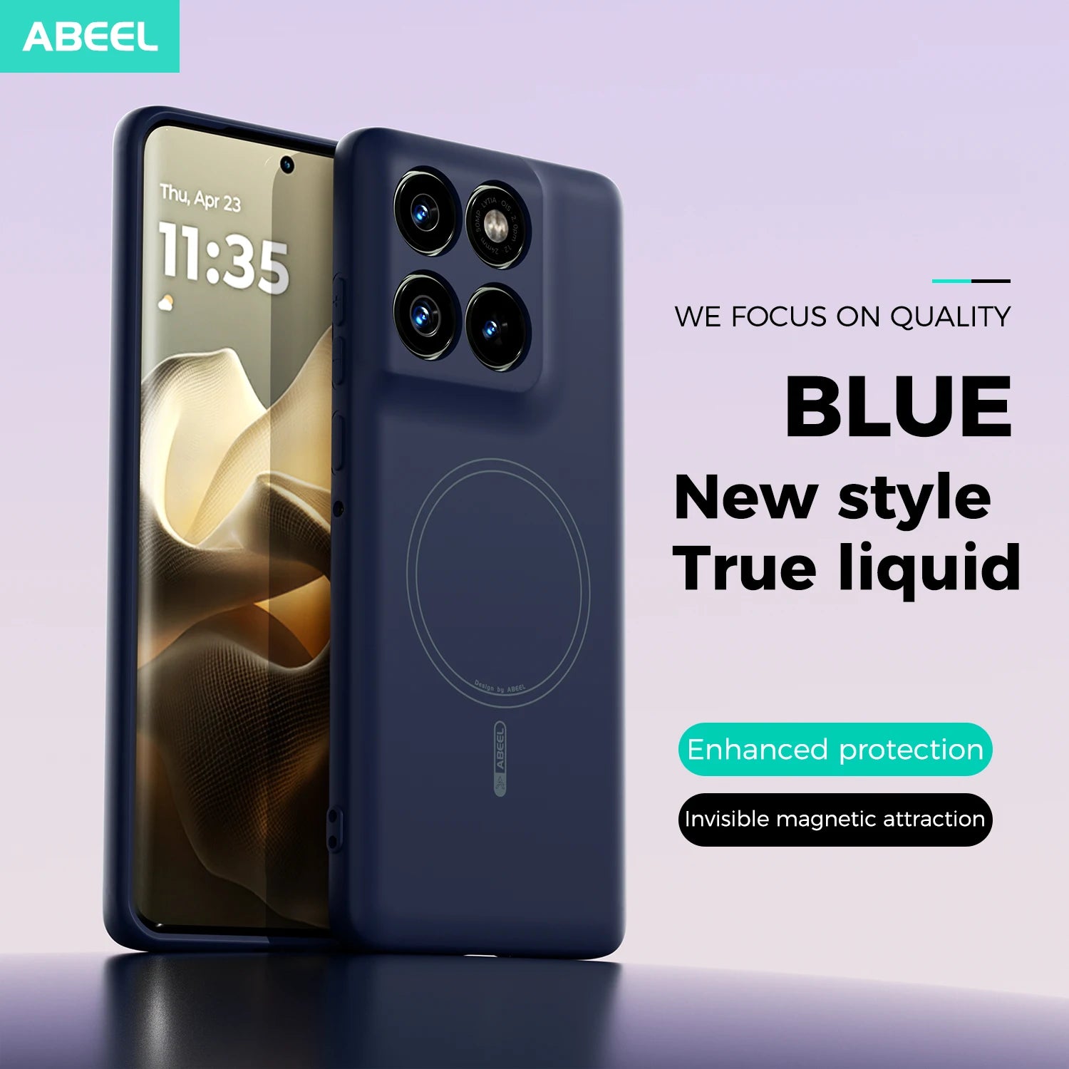 For Motorola Moto Edge 60 Pro Case Hand Feel Liquid Silicone Magsafe Soft Mobile Phone Cover