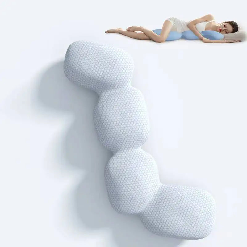 Memory Foam Hold In Bed Sleeping Body For Pregnant Women Sleeper Ice Silk Comfort Long Pillow Orthopedic Decorative Cushion