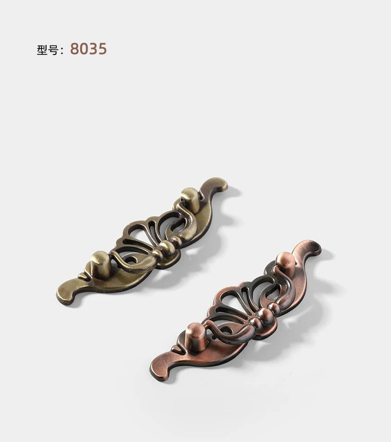 Red/Green Bronze AntiqueEuropean classical  old-fashioned furniture kitchen cabinet handle shoe cabinet drawer zinc alloy handle