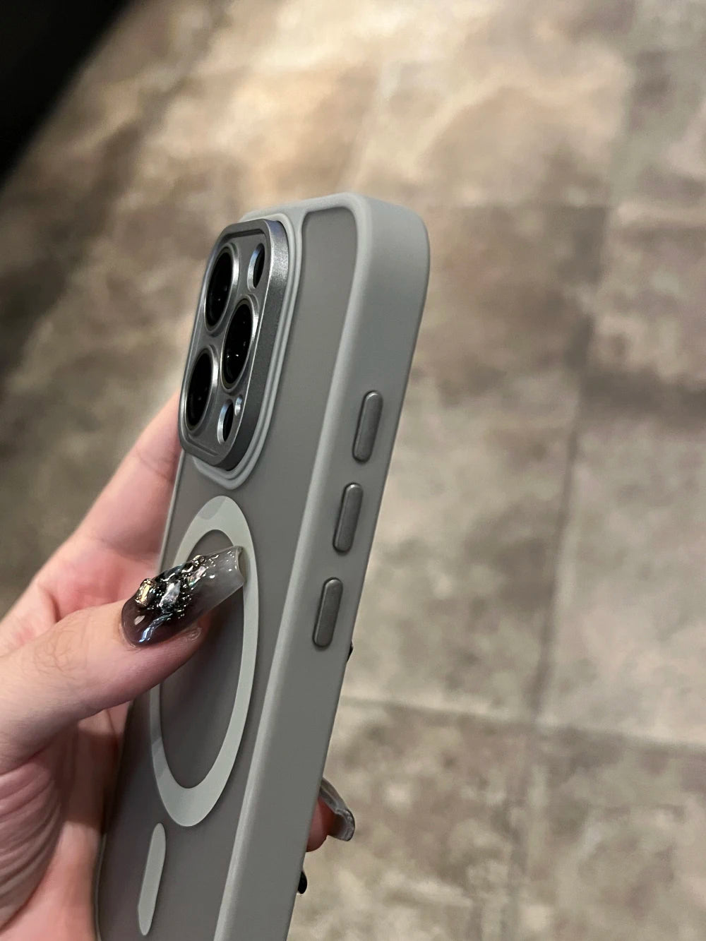 Matte For Magsafe Magnetic Case For iPhone 16 15 Pro Max 14 13 12 11 Frosted Translucent Wireless Charge Shockproof Bumper Cover