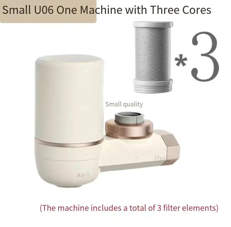 XiaoZhi Water Purifier Removes Scale and Residual Chlorine for Household Use, Filter Scale, Desktop Prefilter for Household Use.