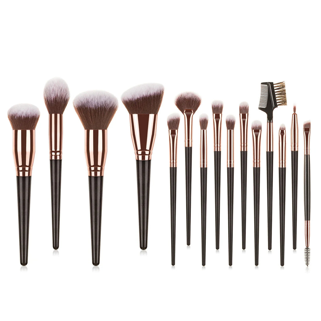 Makeup Brushes Set Face Eyes Make Up Brush Eyelash Eyeshadow Eyebrow Eyeliner Foundation Powder Blush Highlight Lips Brush