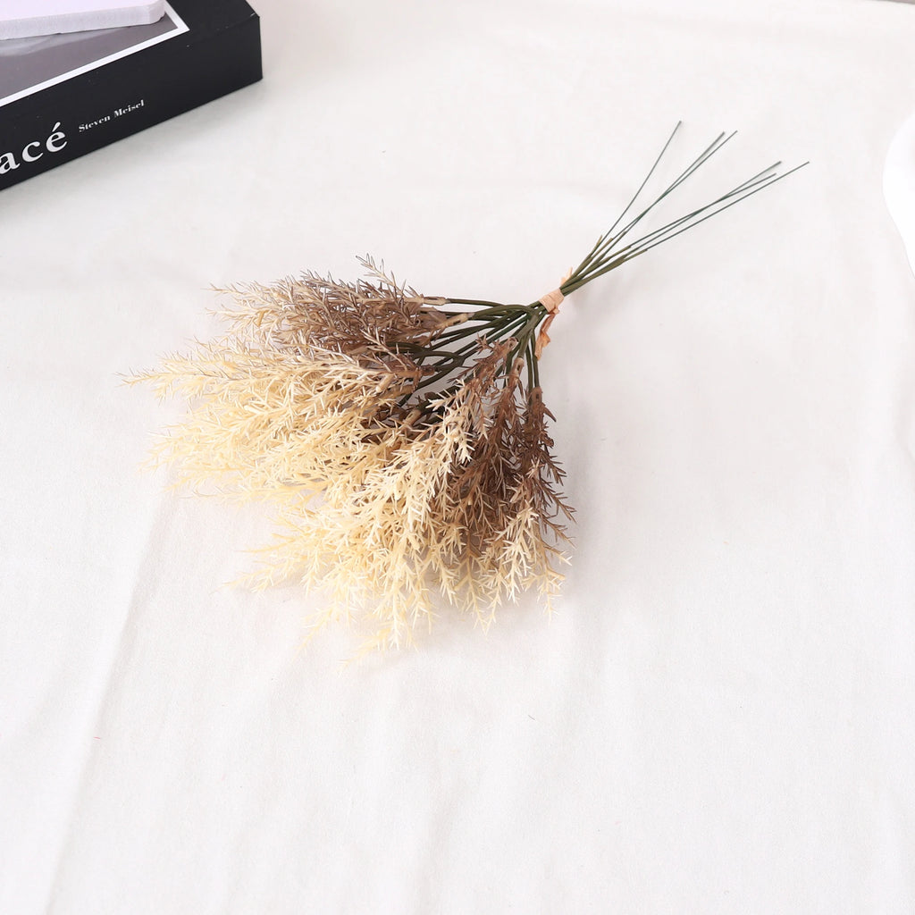 6pc/Lot High Quality Plastic Artificial Flowers Room Home Autumn Wedding Deocration Bouquet Accessories Decor Coffee Fake Flower