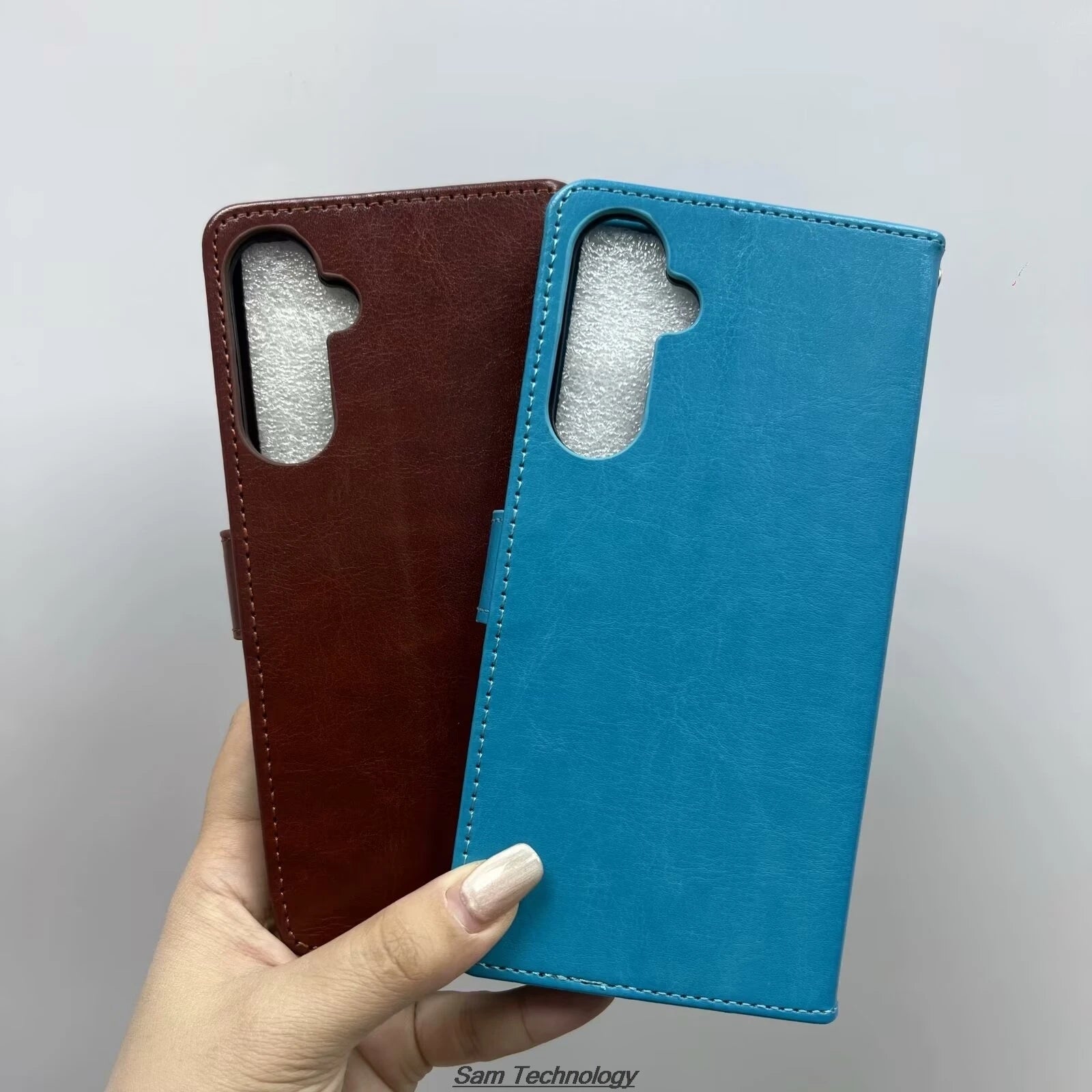 Card Holder Cover Case for Samsung Galaxy A16 Pu Leather Flip Cover Retro Wallet Phone Case Business Capa Fundas Coque