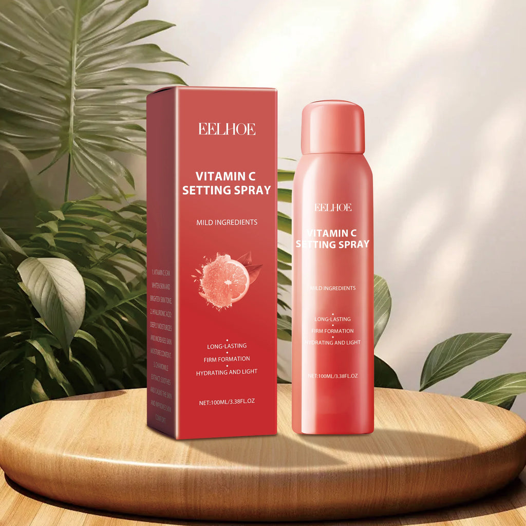 Hydrating Makeup Setting Spray Watery Lightweight Non-Greasy Oil Control Long-Lasting Breathable Vitamin C Makeup Fixing Mist