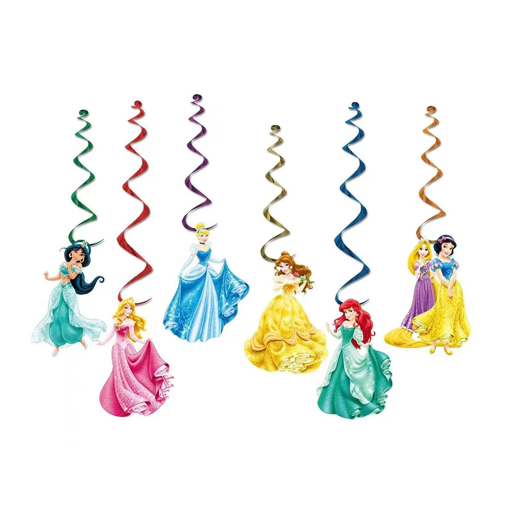 Disney Princess Birthday Party Decorations Girls Child Deco Disney Princess Birthday Plate Napkins Cups Tableware Supplies Setup