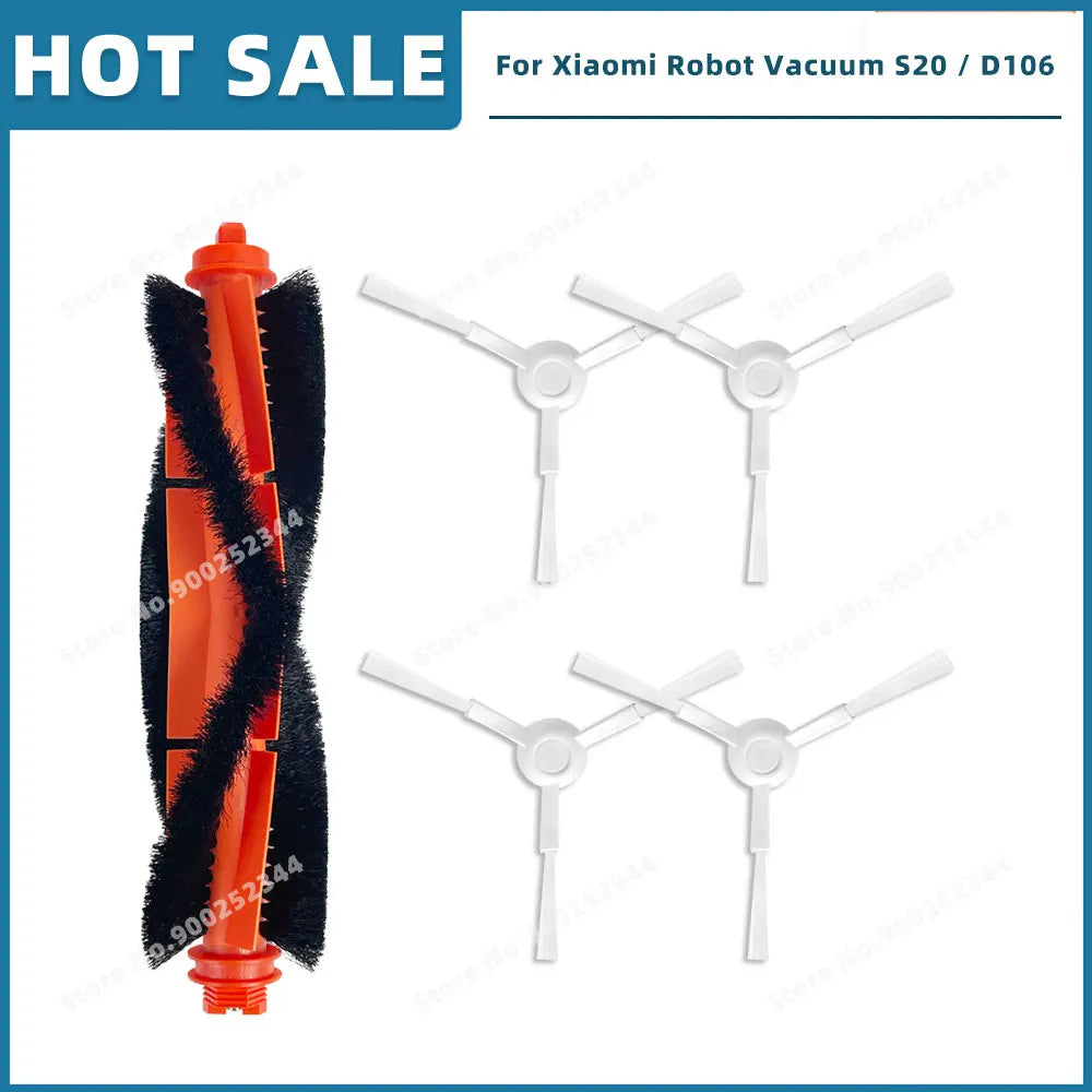 Compatible For Xiaomi Robot Vacuum S20 / D106 Replacement Parts Accessories Main Side Brush Mop Cloth Filter