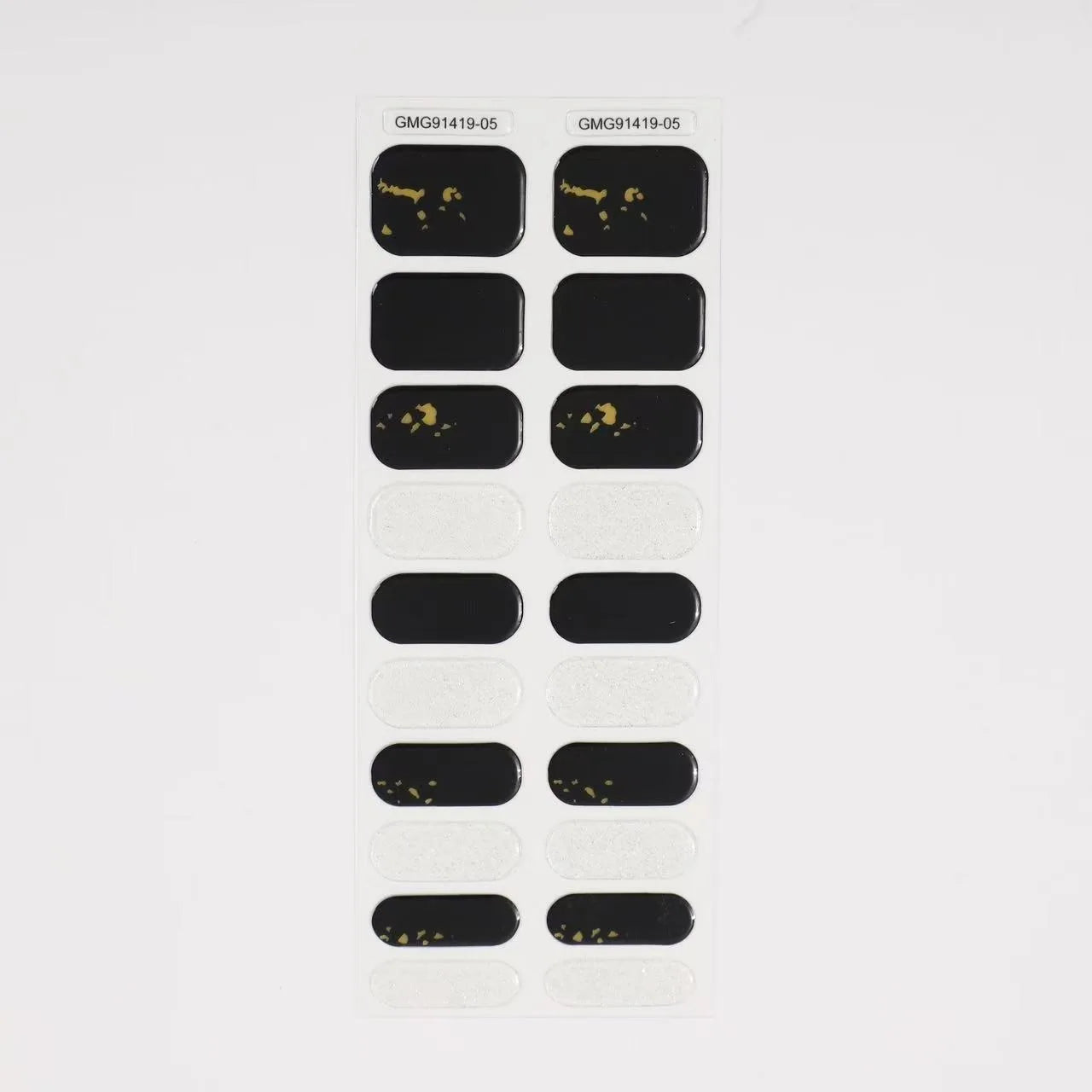 Semi-Cured Gel Nail Stickers Art Nail Decor Long-Lasting Solid Color Nail Strips UV Lamp Cured Manicure Gel Decal