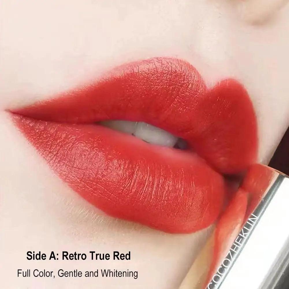 Velvet Matte Vegan Lipstick Moisturising Non-stick Waterproof Long-lasting Compact Portable All-round Show Your Beauty