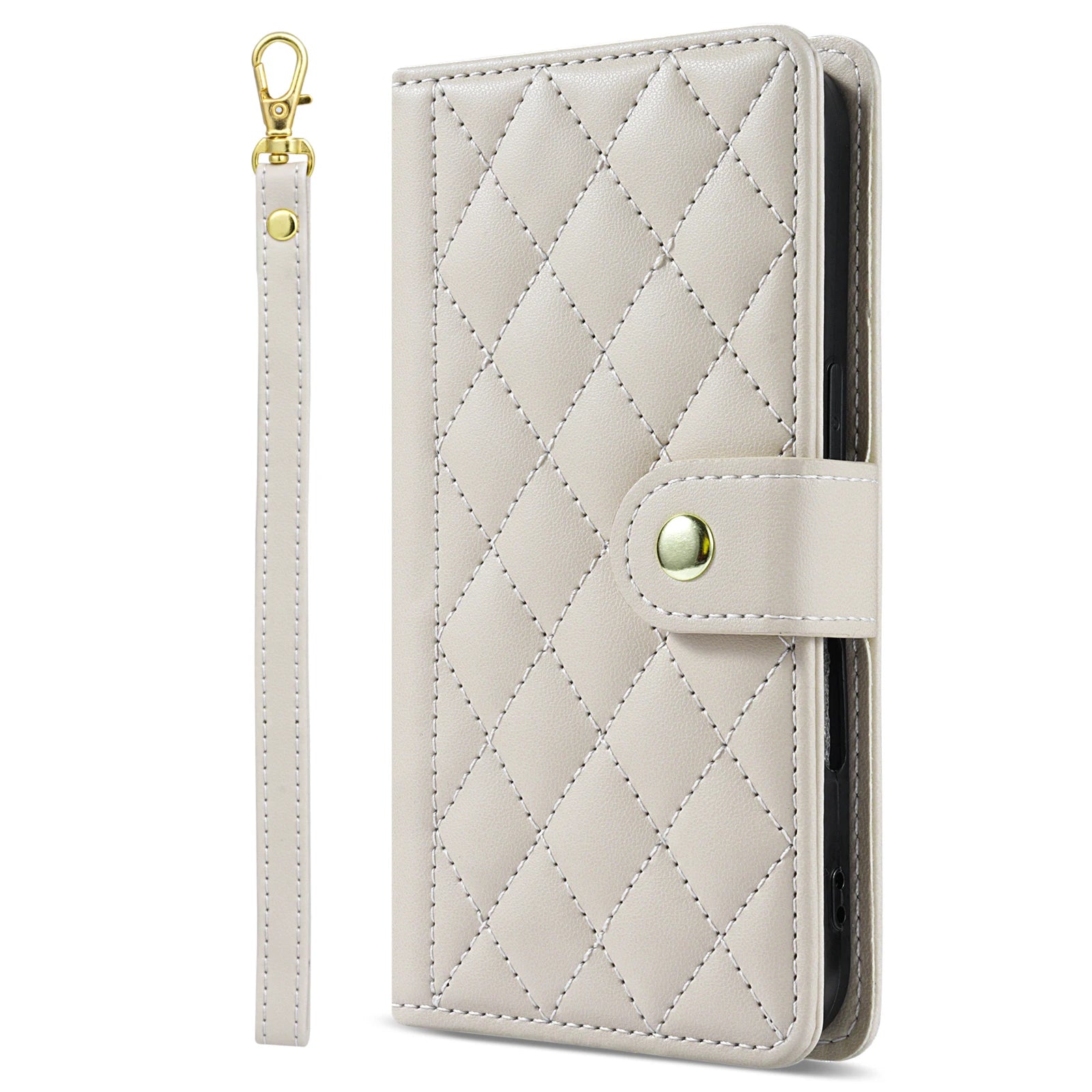 Strap 3D Leather Phone Wallet Case Book For Samsung Galaxy S25 S24 S23 S22 S21 S20 A06 A16 A26 A36 A56 A15 A35 A55 A54 A53 Cover