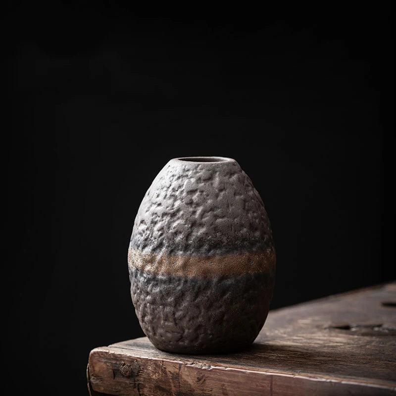 Vintage Vase Hydroponic Green Plant Simulation Flower Desktop Utensils Living Room Office Decoration Ornaments