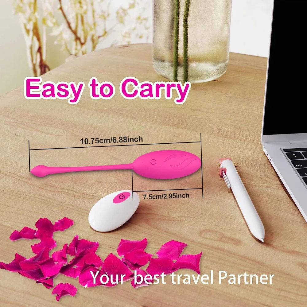 Women Vibrating Egg Vagina Vibrator Remote Control Wearable Panties Vibrator Female Masturbation Interaction Sex Toy for Couples