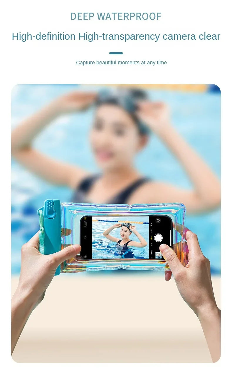 Swimming Bags Waterproof Phone Case for IPhone 15 14 13 12 11 Pro Max X Xiaomi 13 Samsung S23 Universal Waterproof Bag