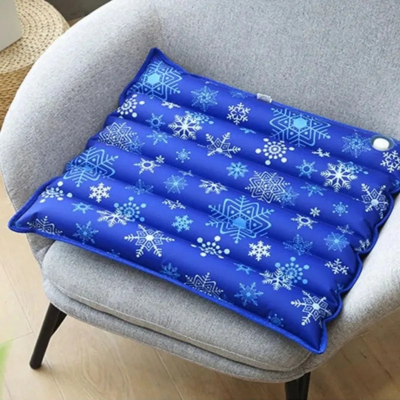 Cooling Mat,Cool Pillow Ice Pillow,Water Cooling Seat Cushion for Office Chair & Car,Soft Summer Ice Water Pad 45*45cm