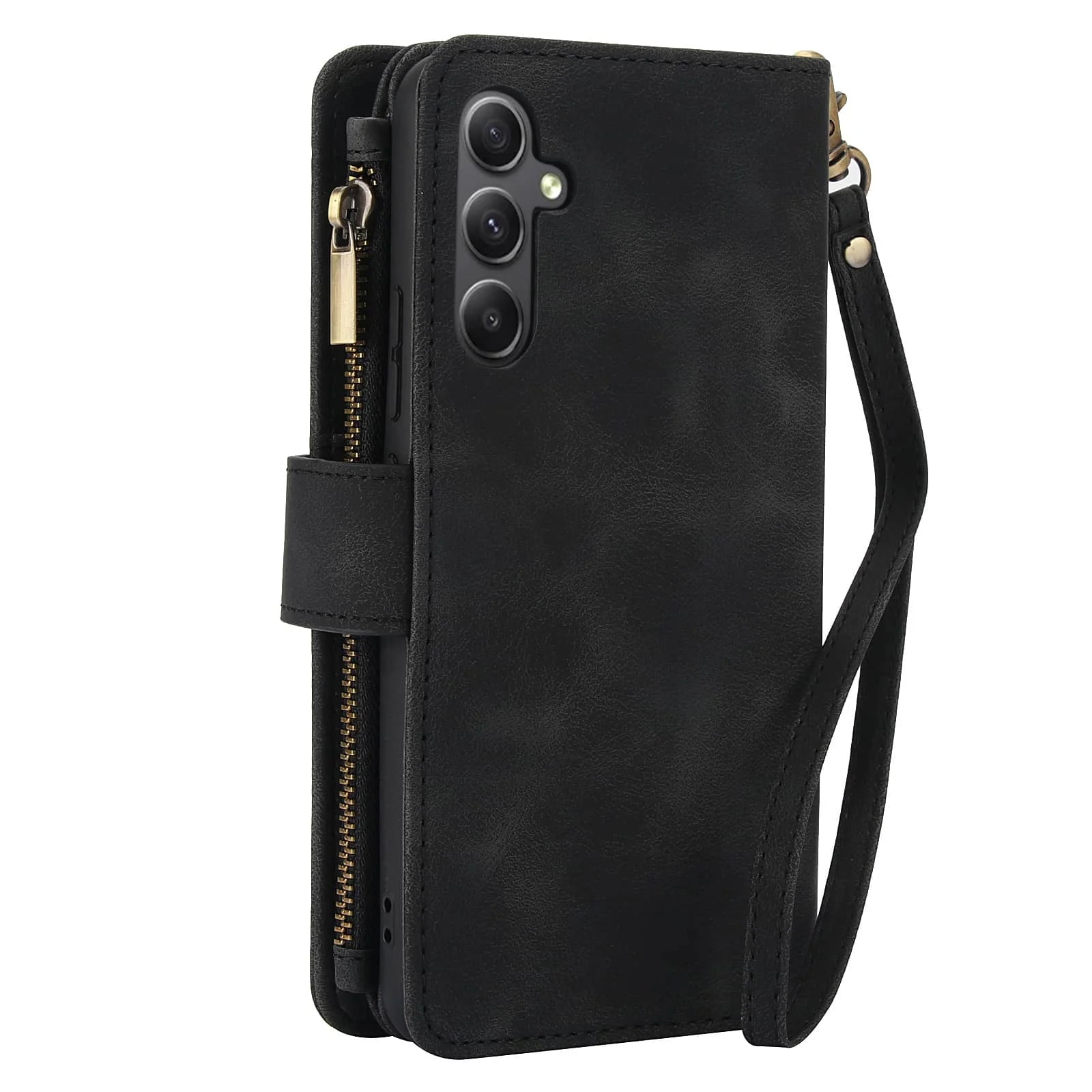 for Samsung Galaxy A35/A34/A25/A24/A73/A72/A55/A54/A53/A52/A15/A14 Case Wallet, Durable Leather Magnetic Buckle Flip Card Holder