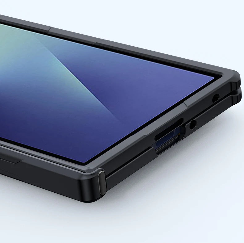 Xundd For Samsung Galaxy Z Fold 7 Case For Galaxy Z Flip 7 Shockproof Phone Case Z Fold 7 Transparent Case Anti-Yellowing Case