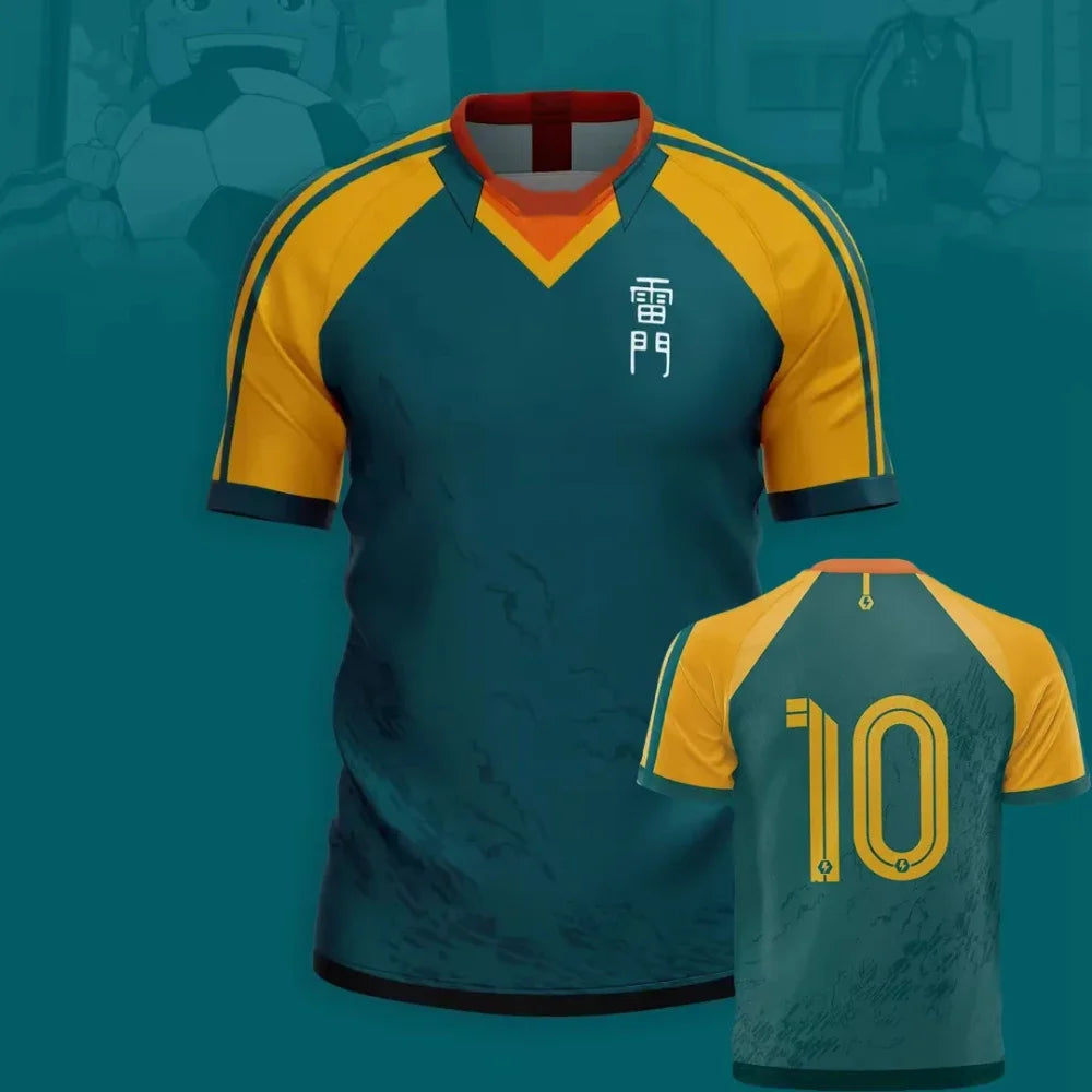 Japan Anime Soccer Jersey Inazuma Eleven Kaio T-shirt Top Vintage Men Women Clothes Harajuku Y2k Tops Sports Unisex Tee Clothing