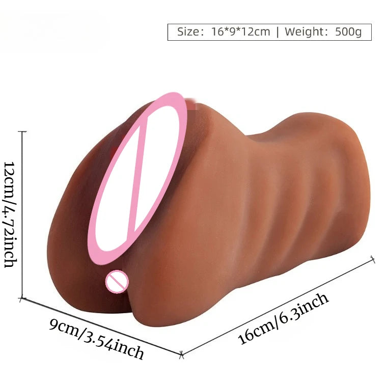 Super Realistic Vagina Anal Male Masturbator Qualitative Materials Masturbation Cup Sex Doll Pocket Pussy 18+ Sex Toys For Men