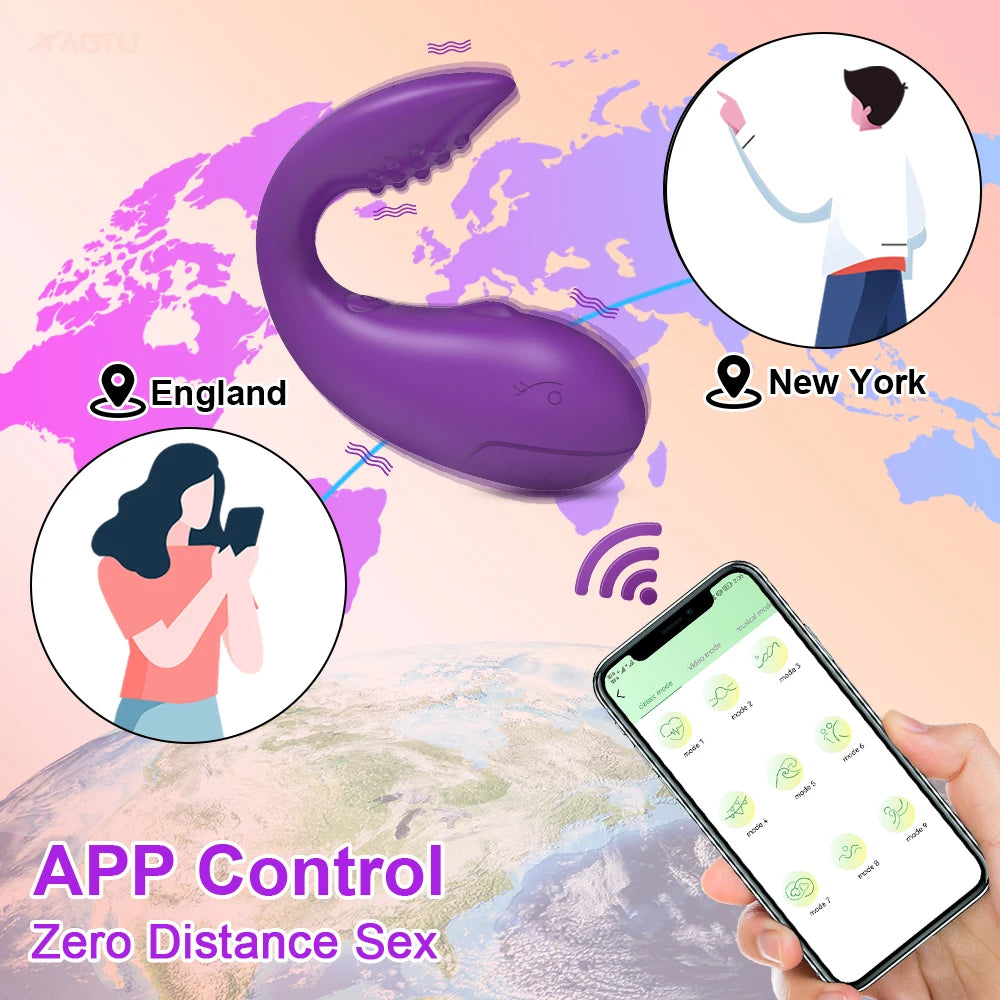 Wireless Bluetooth G Spot Vibrator Women Clitoris Stimulator Female Wearable Panties Vibrator Love Egg Adult Vibrating Sex Toys