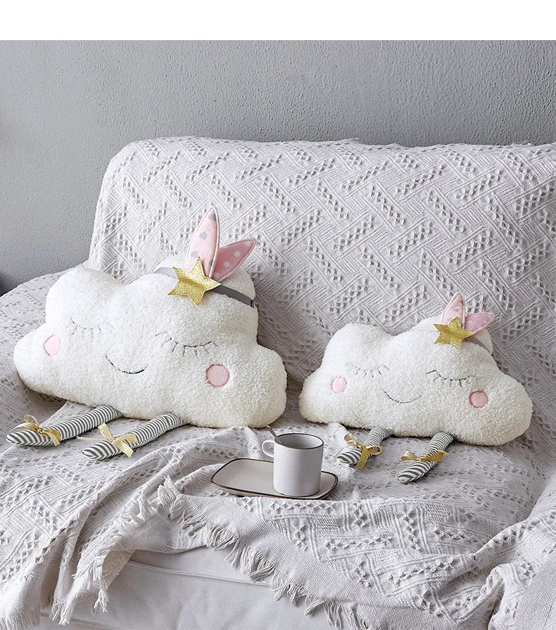 Creative Sofa Cushion Cloud Pillow Kids Girl Room Decor Baby Sleeping Appease Doll Home Sofa Cartoon Pillow Cute Cushion