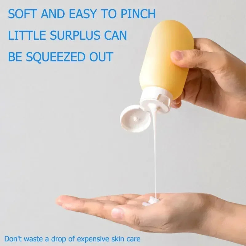 11pcs Travel Refillable Bottle Portable Silicone Empty Sub-bottling Tool Liquid Container Spray Lotion Shampoo Shower Perfume