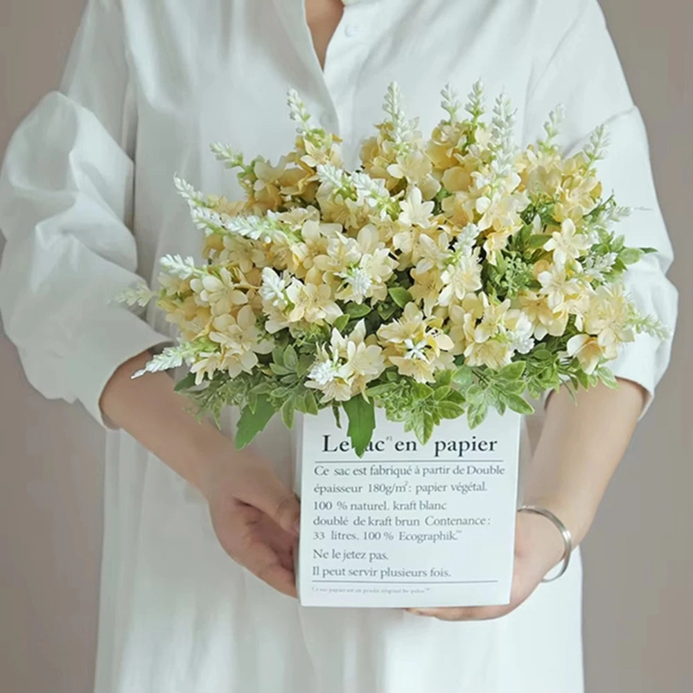 Silk Yucca Gloriosa Artificial Flowers Wedding Home Christmas Decorations Wreath Bridal Bouquet Table Simple Dainty Arrangements