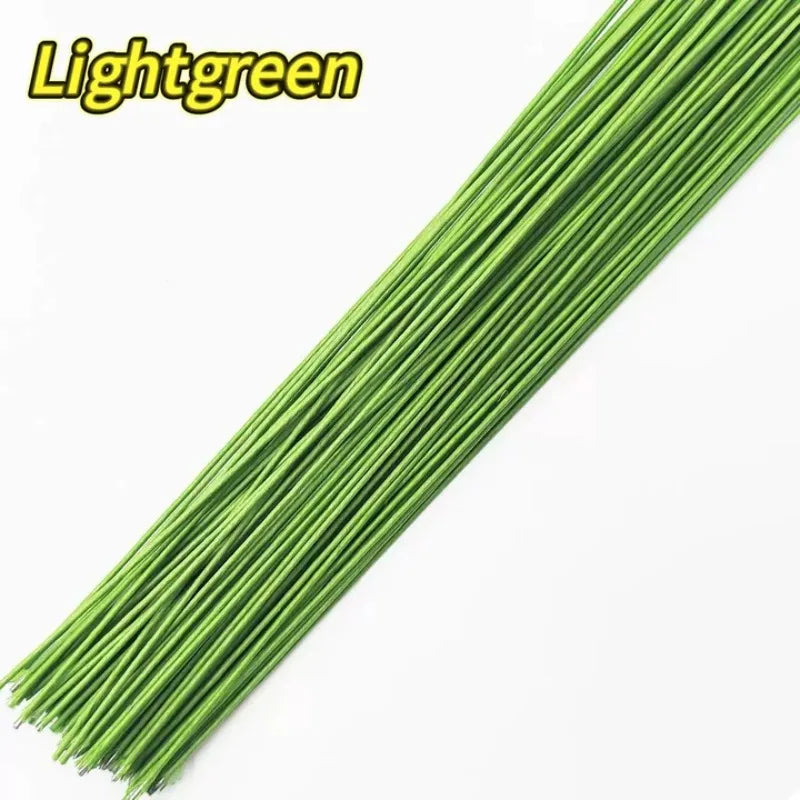 Artificial Flower Stem Plastic Stem Hydrangea Rose Flower Head Stick Rod for DIYWedding Decor Craft Accessory Flower Stem