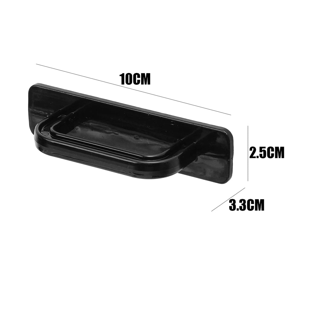 1/10pcs Self Adhesive Cabinet Handles Plastic Punch-Free Wardrobe Door Handle Organizer Kitchen Bathroom Furniture Door Pulls