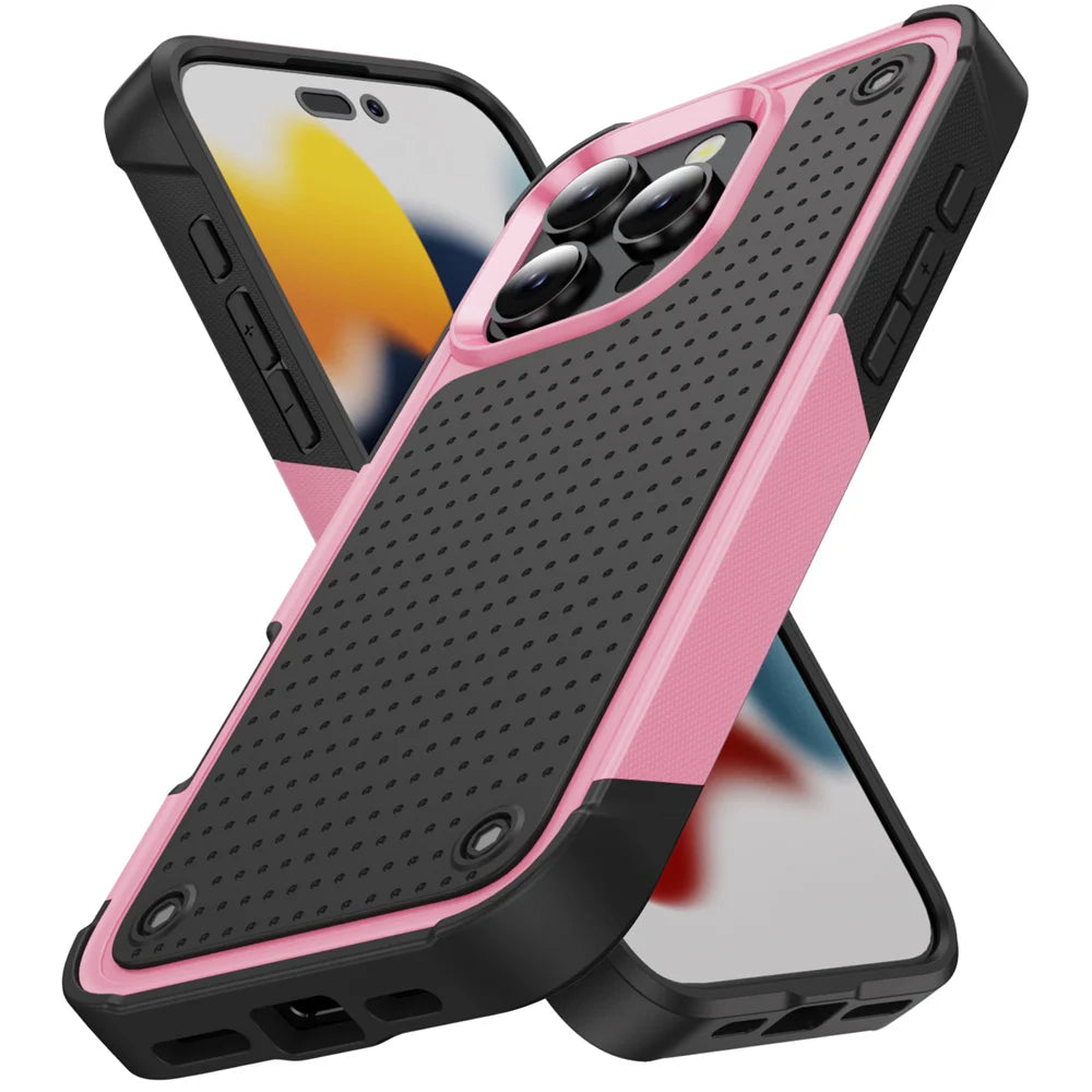 Military Grade Armor Phone Case For iPhone 16 15 14 Plus 13 12 11 Pro Max X XR XS Max 7 8 Plus SE 2022 Shockproof Cover Bumper
