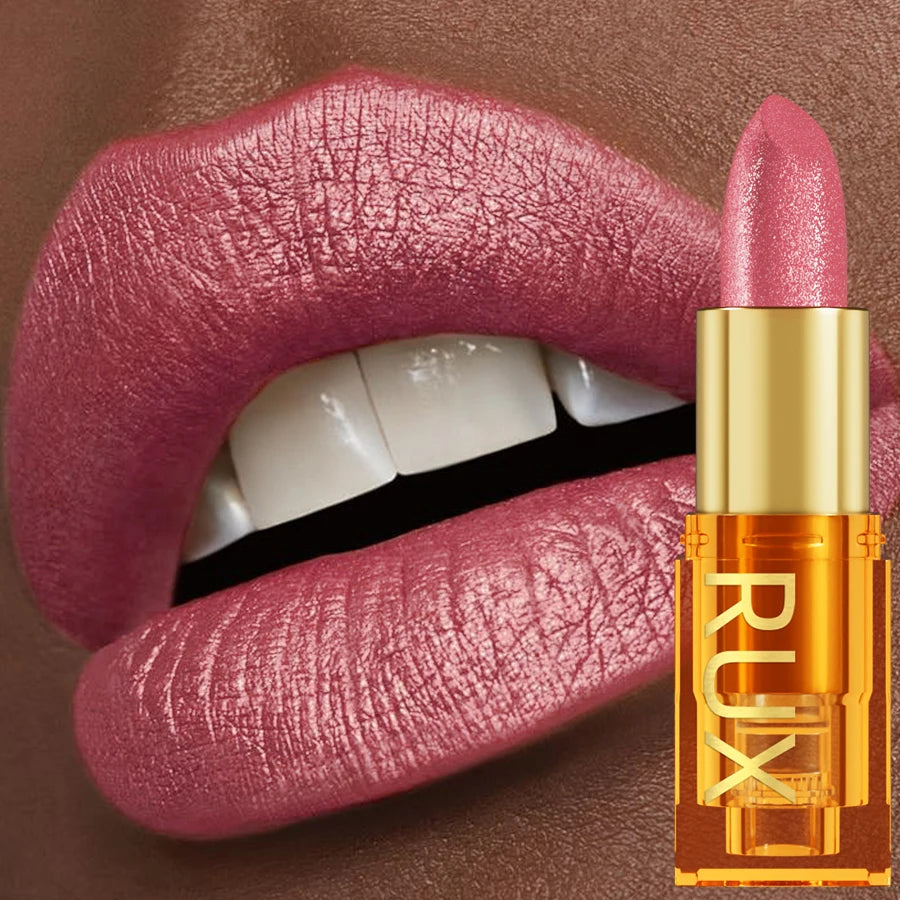 16 Colors 1PC Metallic Glitter Shiny Lipstick Lip Tint,Waterproof Lip Senior Matte Lip Makeup Gifts for Women Cosmetic Lip Glaze